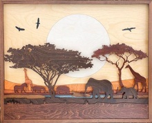 TRANH GỖ NHIỀU LỚP - VTG2